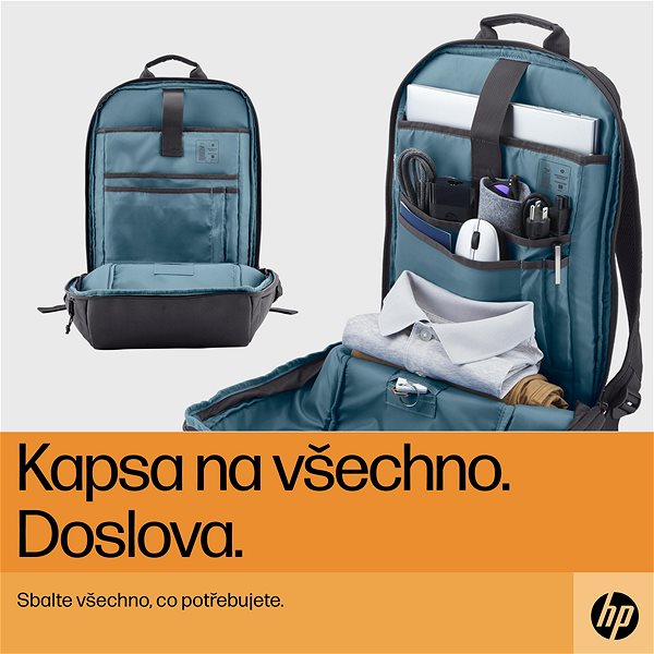 Laptop-Rucksack HP Travel 18l Laptop Backpack Iron Grey 15.6