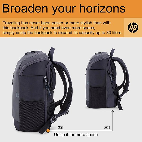 Laptop Backpack HP Travel 25l Laptop Backpack Iron Grey 15.6
