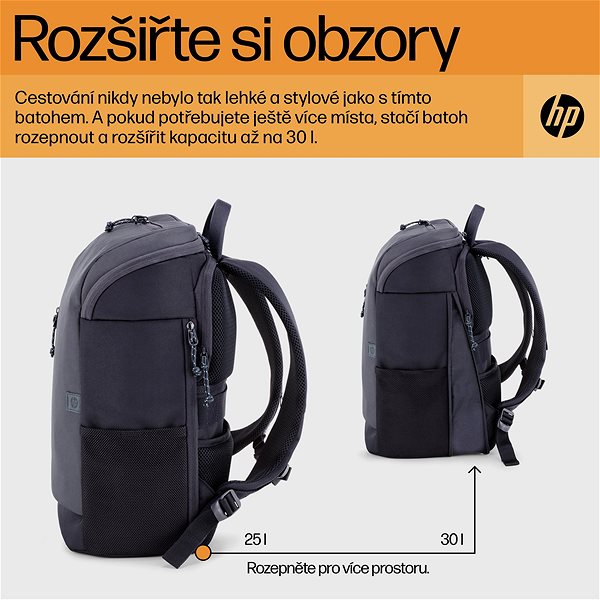 Laptop-Rucksack HP Travel 25l Laptop Backpack Iron Grey 15,6