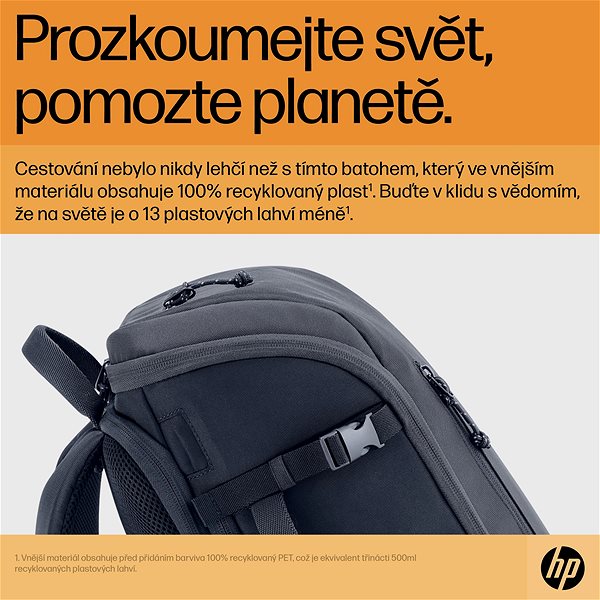 Laptop hátizsák HP Travel 25l Laptop Backpack Iron Grey 15,6