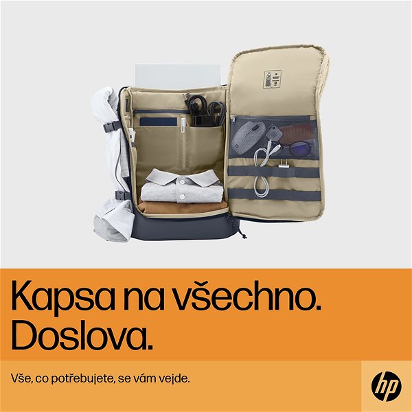 Laptop-Rucksack HP Travel 25l Laptop Backpack Iron Grey 15.6