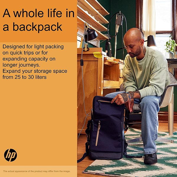 Laptop Backpack HP Travel 25l Laptop Backpack Blue Night 15.6