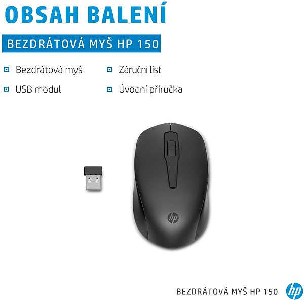 Myš HP 150 Wireless Mouse ...