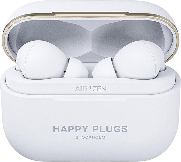 Wireless Headphones Happy Plugs Air 1 Zen White Screen