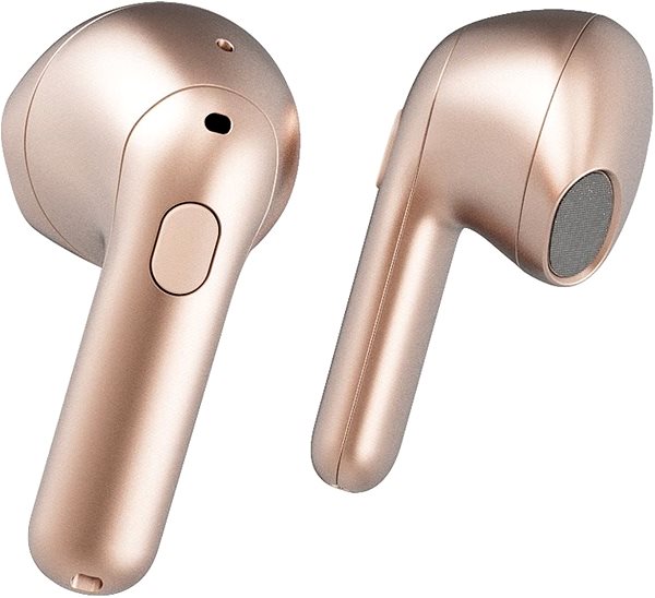 Wireless Headphones Happy Plugs Hope Rose Gold Lateral view