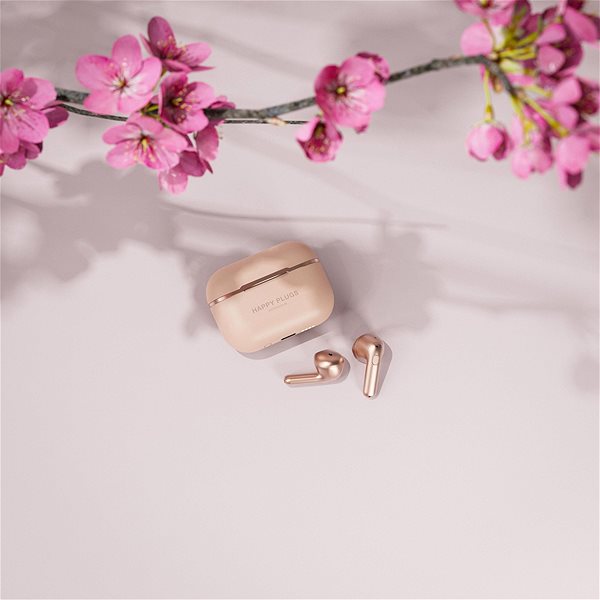 Wireless Headphones Happy Plugs Hope Rose Gold Lifestyle