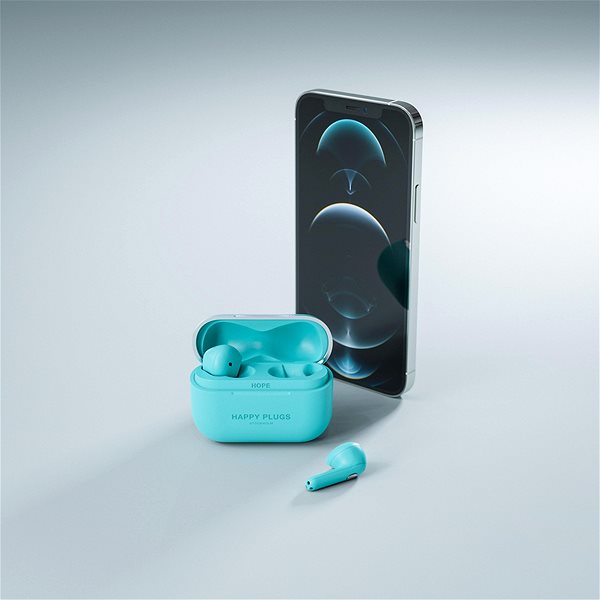 Wireless Headphones Happy Plugs Hope Turquoise Lifestyle