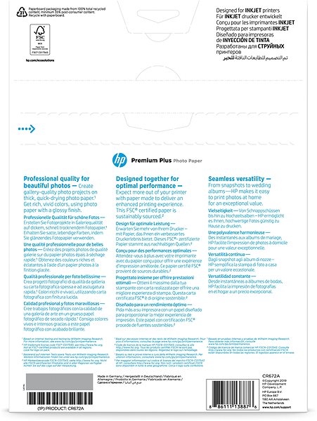 Fotopapier HP CR672A ...