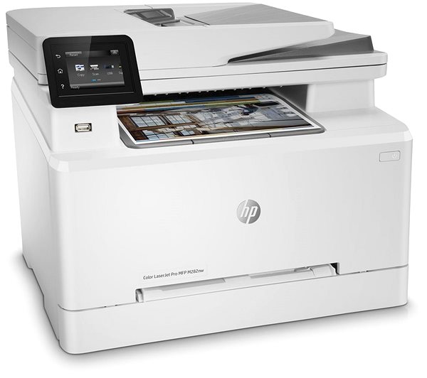 Laserdrucker HP 7KW72A#B19 Seitlicher Anblick