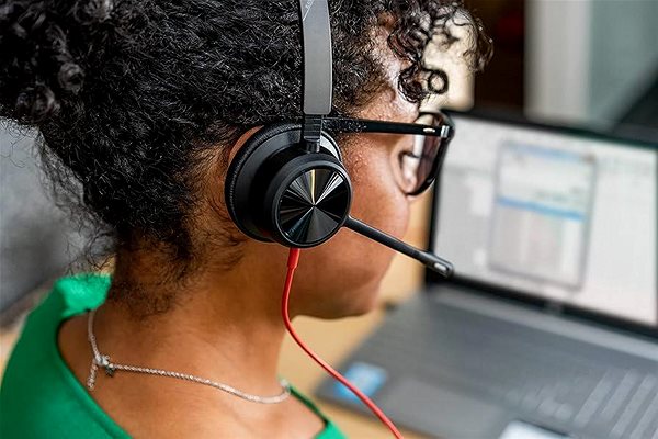 HP Poly Blackwire 8225 USB-A Headphones .