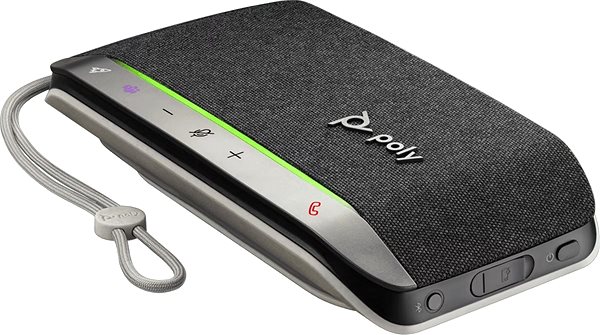 HP Poly Sync 20 USB-A microphone with Microsoft Teams certification.