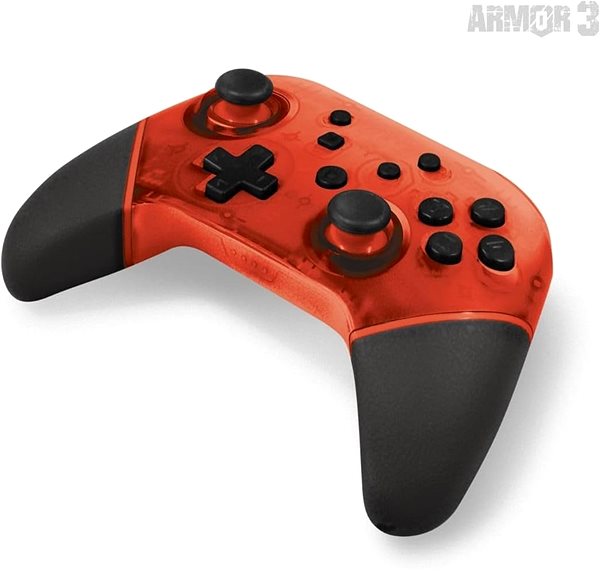 Gamepad Armor3 NuChamp Wireless Controller for Nintendo Switch (Ruby Red) ...