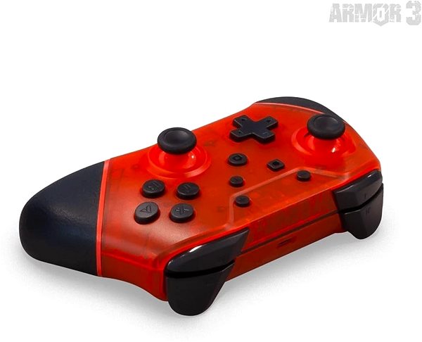 Gamepad Armor3 NuChamp Wireless Controller for Nintendo Switch (Ruby Red) ...