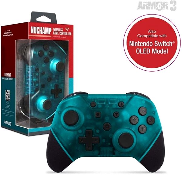 Gamepad Armor3 NuChamp Wireless Controller for Nintendo Switch (Turqoise) ...