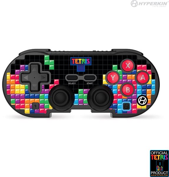 Gamepad Hyperkin Pixel Art Tetris Bluetooth Controller for Nintendo Switch/PC/Mac/Android (Tetrimino Stack) ...