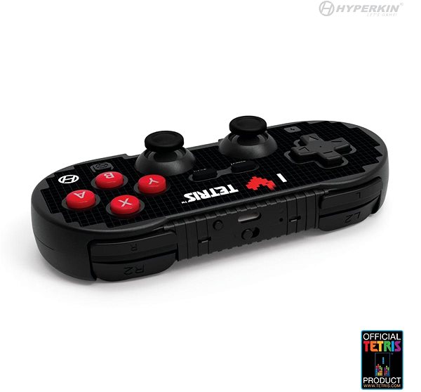 Gamepad Hyperkin Pixel Art Tetris Bluetooth Controller for Nintendo Switch/PC/Mac/Android (Heart Drop) ...