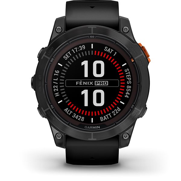 Smart Watch Garmin Fenix 7 Pro Solar Gray/Black Band ...