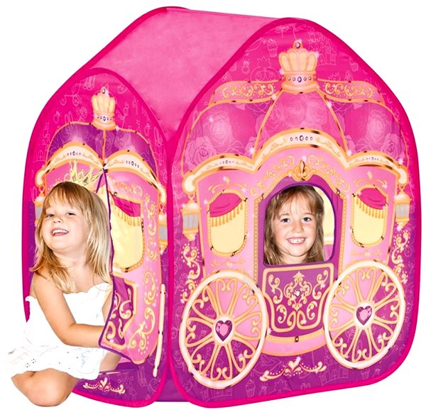 Kinderzelt Bino Kutsche für Prinzessinnen ...