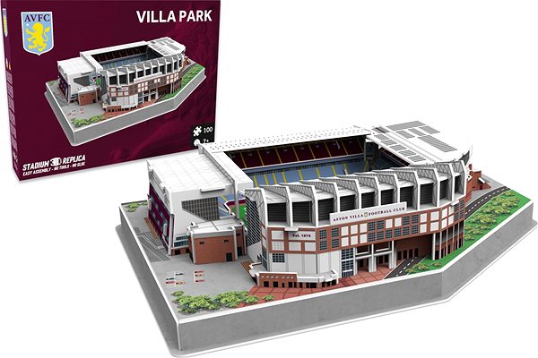 3D puzzle STADIUM 3D REPLICA 3D puzzle Stadion Villa Park – FC Aston Villa 100 dielikov ...