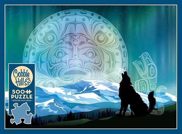 Cobble Hill Two Wolves 500-piece puzzle