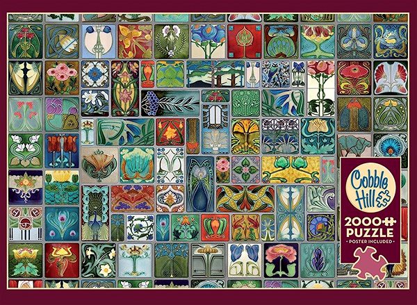 Cobble Hill Tiles puzzle, 2000 pieces.