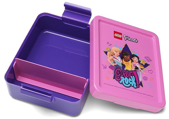 Lunch Box LEGO® Friends Girls Rock Snack Box - Purple ...