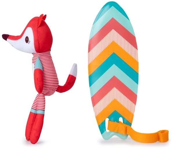 Lilliputiens Magical water toy, Alice the surfing fox.