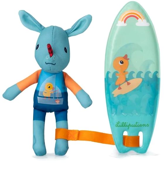 Lilliputiens Magical water toy, Surfer Joe the dragonfly.