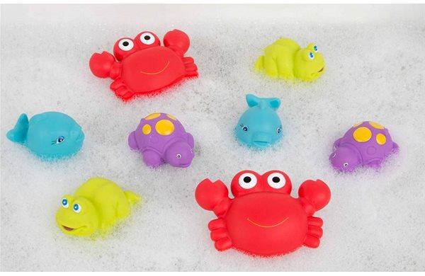 Vizijáték Playgro állatok a fürdőkádban ...