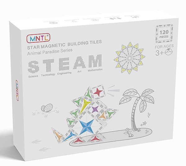 MNTL Magnetic Animal Paradise, 120 pcs construction set.