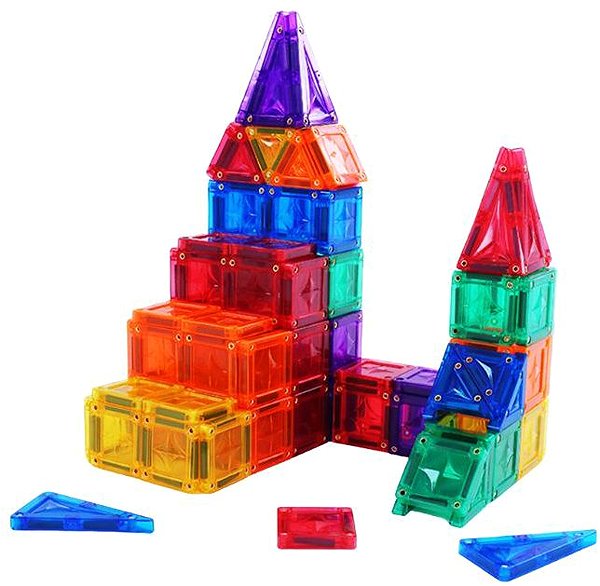 Building Set MNTL Mini Magnetic Building Set My Tiny World, 56 pieces ...