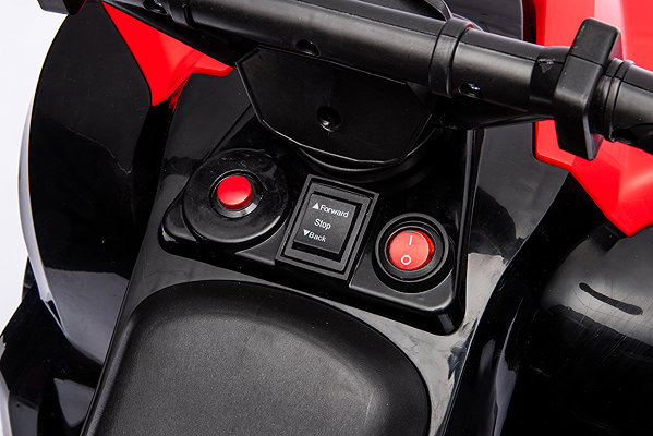 Mamido Storm 2×25 W red quad bike for kids .