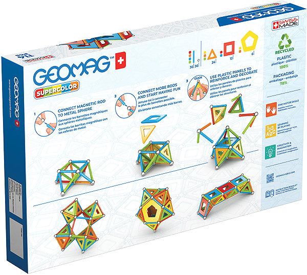Bausatz Geomag Supercolor 114 Teile ...