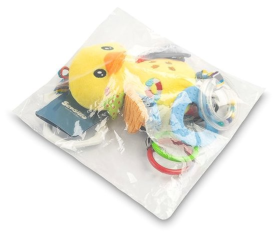 Sensillo stroller toy Hanging toy, rattle - Duck .