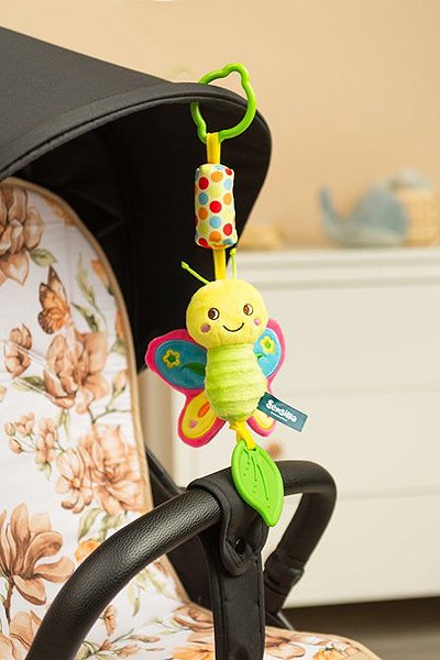 Sensillo Stroller Toy Hanging Toy, Rattle - Butterfly .