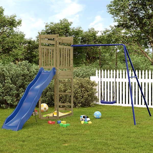 Detské ihrisko Shumee Detské ihrisko na záhradu 242 × 335 × 207 cm, impregnované borovicové drevo ...