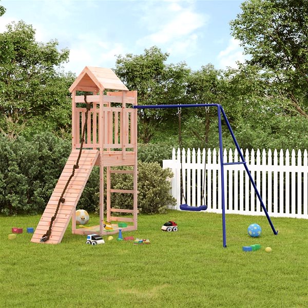 Dětské hřiště Shumee Dětské hřiště na zahradu 248 × 259 × 238 cm, masivní dřevo douglasky ...