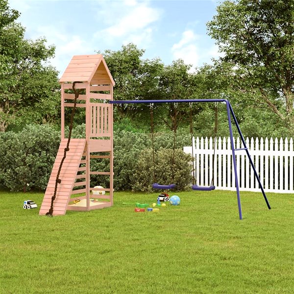 Dětské hřiště Shumee Dětské hřiště na zahradu 316 × 257 × 264 cm, masivní dřevo douglasky ...