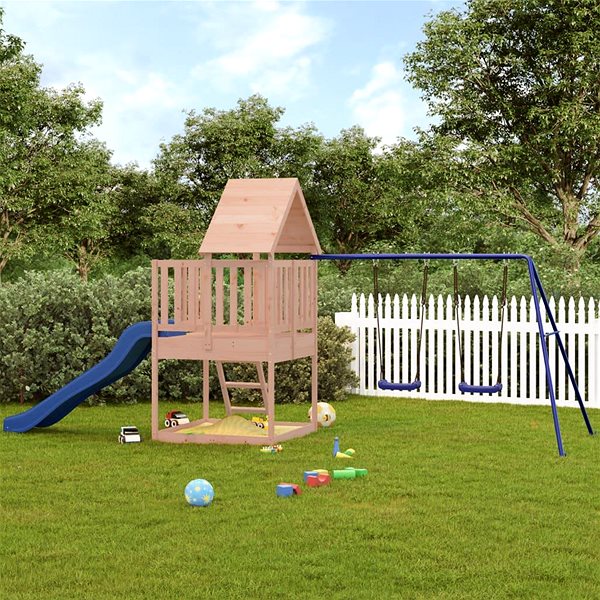 Dětské hřiště Shumee Dětské hřiště na zahradu 506 × 235 × 228 cm, masivní dřevo douglasky ...