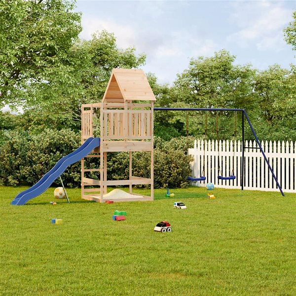 Dětské hřiště Shumee Dětské hřiště na zahradu 536 × 206 × 264 cm, masivní borové dřevo ...