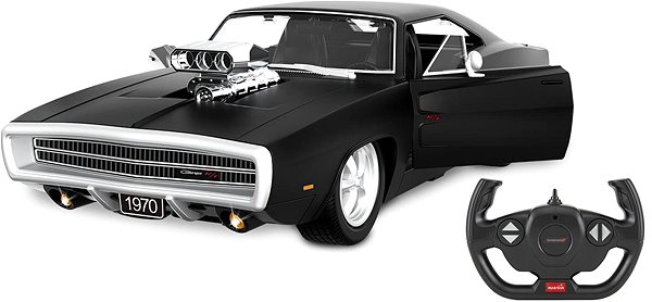 Ferngesteuertes Auto Jamara Dodge Charger R/T 1970 1:16, schwarz, 2,4GHz ...