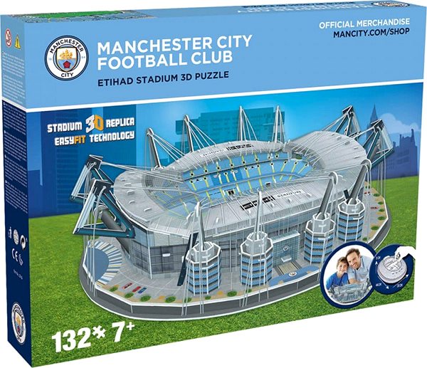 3D puzzle STADIUM 3D REPLICA Stadion Etihad – FC Manchester CITY132 dielikov ...