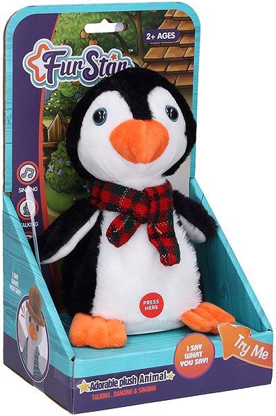 Plush Wiky Penguin repeating 19 cm .