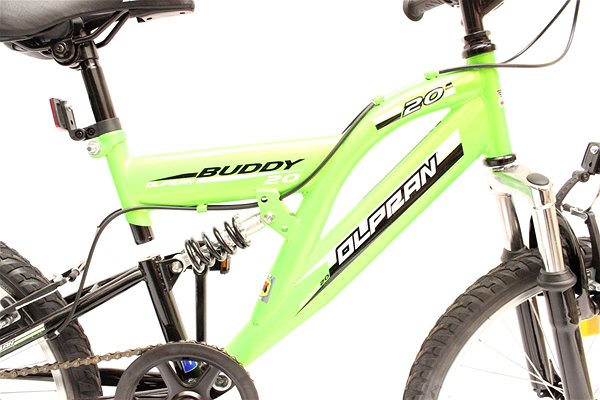 Gyerek kerékpár OLPRAN MTB Buddy fekete/zöld Jellemzők/technológia