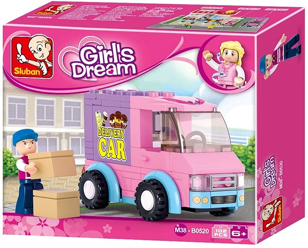 Bausatz Sluban Girls Dream - Lieferwagen ...