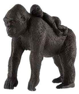 Figúrka Zooted Gorila horská s mláďaťom plast 9 cm ...