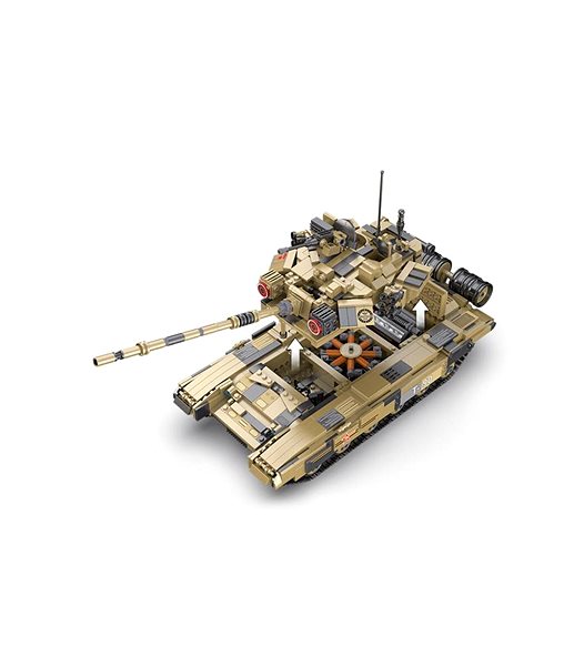 Bausatz CADA T-90 Panzer Bausatz 1722 Teile 1:20 ...