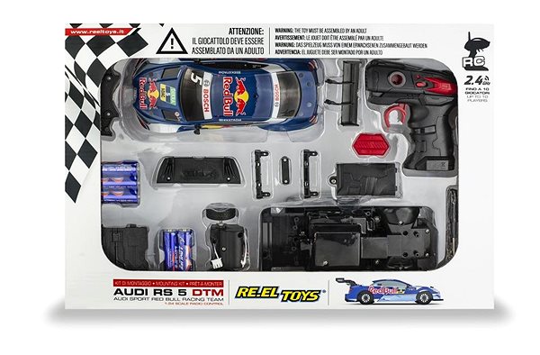 RC auto RE.EL Toys Stavebnica Audi RS5 Red Bull Racing 1:24 ...