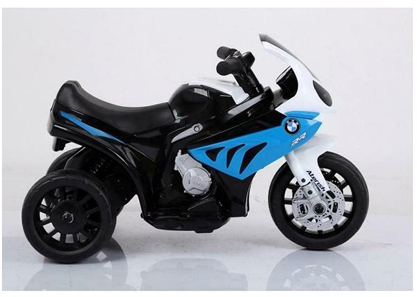 Detská elektrická motorka Siva Detský elektrický motocykel BMW S1000RR modrý ...