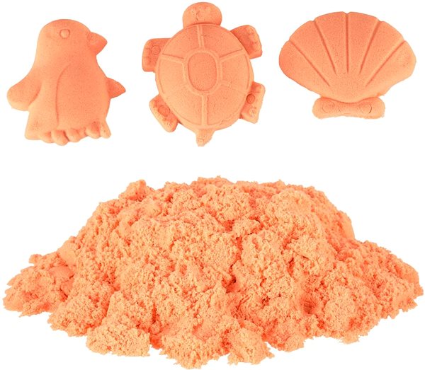 Kinetikus homok KIK Kinetikus homok zacskóban, narancssárga, 1 kg ...